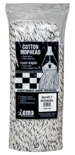 Elite #24 Cut End 4-Ply Cotton Mop Head 1 pk (Pack of 6)