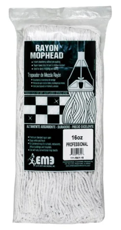 Elite 16 oz Cut End Rayon Mop Head 1 pk (Pack of 6)