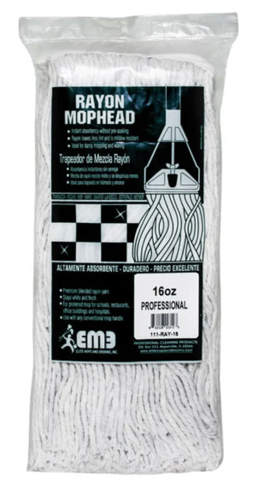 Elite 16 oz Cut End Rayon Mop Head 1 pk (Pack of 6)