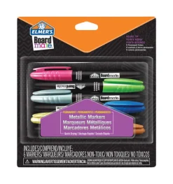 Elmer's Boardmate Assorted Round Tip Permanent Marker 6 pk