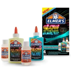 Elmer's Glow In The Dark Low Strength Glue Set 5 oz