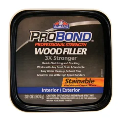 Elmer's Mild Acrylic Stainable Interior/Exterior Paste Foam Wood Filler 1 qt.
