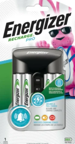 Energizer 4 Battery Black Battery Charger