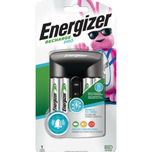Energizer 4 Battery Black Battery Charger
