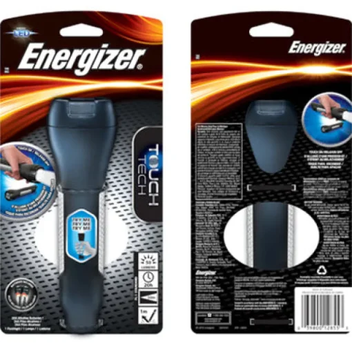 Energizer 50 lm Black LED Flashlight AA Battery