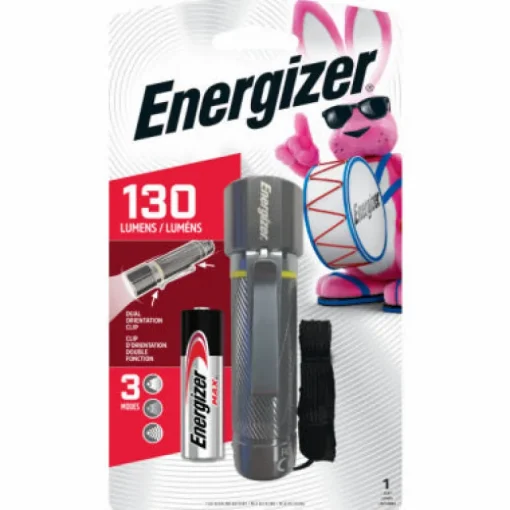 Energizer 130 lm Gray LED Flashlight AA Battery