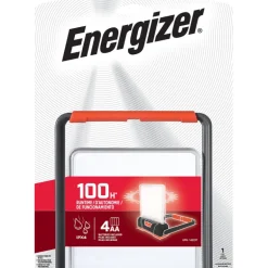 Energizer Fusion Black/Orange Polyethylene Impact-Resistant 240 lm. Folding Flashlight Lantern