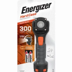 Energizer Hard Case 300 lm Black LED Flashlight AA Battery