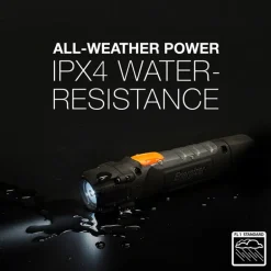 Energizer Hard Case 300 lm Black LED Work Light Flashlight AA Battery