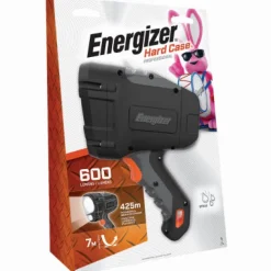 Energizer HardCase 600 lm. Black LED Spotlight 12.37 L x 10 H x 8.25 W in. with AA Battery