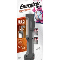 Energizer HardCase Plastic Black Non Rechargeable AA Battery LED Work Light Flashlight 550 lm.