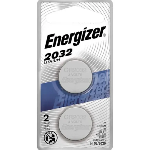 Energizer Lithium 2032 3 V Electronic/Watch Battery 2 pk