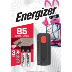 Energizer Plastic Case Black Alkaline AAA Battery Impact Resistant LED Cap Light 85 lm