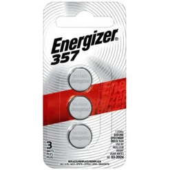 Energizer Silver Oxide 303/357 1.5 V Electronic/Watch Battery 3 pk
