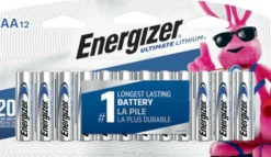 Energizer Ultimate Lithium AA 1.5 V Battery 12 pk