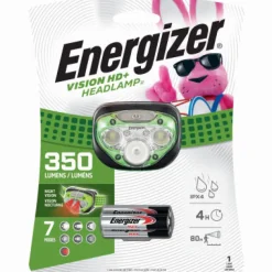 Energizer Vision HD + 350 lm Green LED Head Lamp AAA Battery