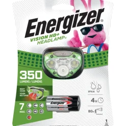 Energizer Vision HD + 350 lm Green LED Head Lamp AAA Battery