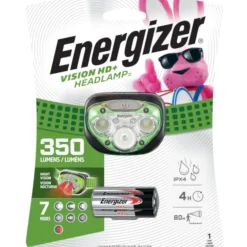 Energizer Vision HD + 350 lm Green LED Head Lamp AAA Battery