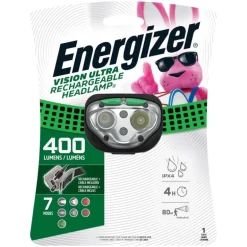Energizer Vision Ultra 400 lm Black/Green LED Head Lamp
