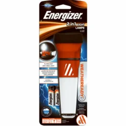 Energizer Weatheready Black & Red 55 lm. LED Flashlight with AA Battery
