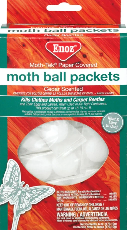 Enoz Moth-Tek Moth Balls 6 oz. (Pack of 6)