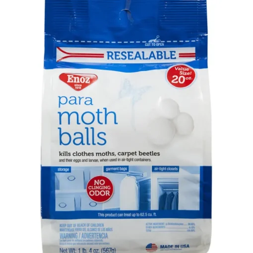 Enoz Para Moth Balls Solid For Moths 20 oz (Pack of 6)