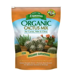 Espoma Organic Organic Cacti, Citrus and Palm Potting Mix 4 qt (Pack of 12)