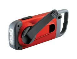 Eton Red LED Hand Crank Flashlight