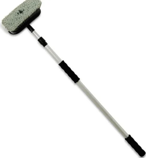 Ettore Extend-A-Flo 10 in. W Soft Bristle Structural Foam Handle Adjustable RV Wash Brush