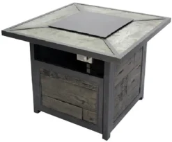 Evanston Gas Firepit, 38-In. Square