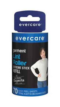 Evercare Paper Lint Roller 6.5 in. W x 4 in. L (Pack of 6)