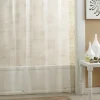 Excell 70 in. H x 72 in. W Frosted Solid Shower Curtain Liner Vinyl