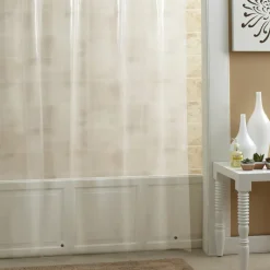 Excell Frosty Super Soft Vinyl Commercial Grade Heavy Duty Shower Curtain or Liner 78 L x 70 H in.