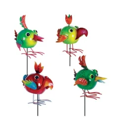 Exhart Metal Assorted 24 in. H Outdoor Garden Stake (Pack of 12)