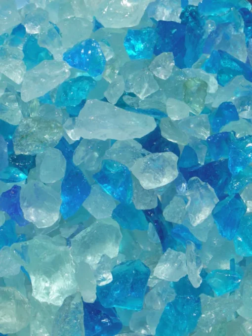 Exotic Pebbles & Aggregates EG10-L08 10 Lb Bahama Blend Glass Pebbles