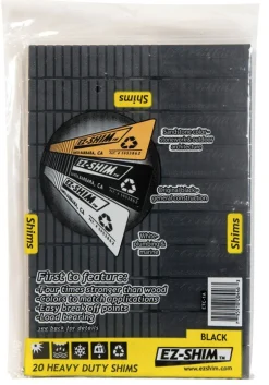 EZ SHIM Plastic Heavy-Duty Shim 8 L x 1.2 W x 0.3 Thick in.