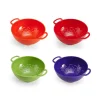 Farberware Assorted Color Plastic Dishwasher Safe Mini Colander 6 W in.