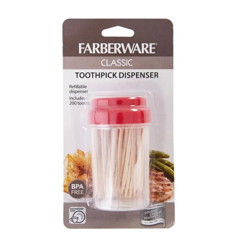 Farberware Multicolored Plastic/Wood Toothpicks