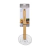 Farberware Tan/Silver Bamboo/Stainless Steel Asian Strainer