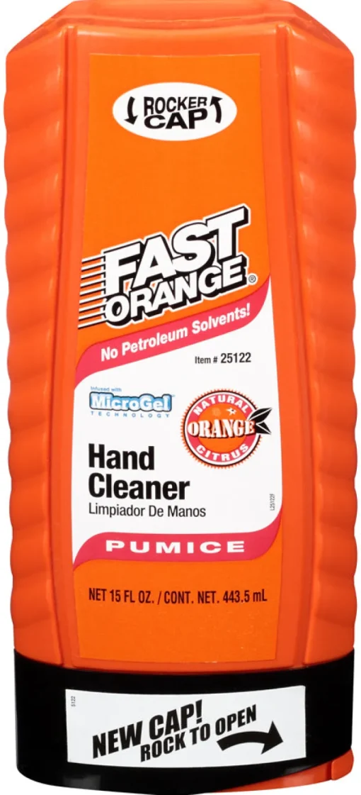 Fast Orange Citrus Scent Pumice Lotion Hand Cleaner 15 oz