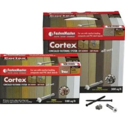 FastenMaster Cortex 2.5 in. L Slate Gray Torx TTAP Hidden Deck Fastener