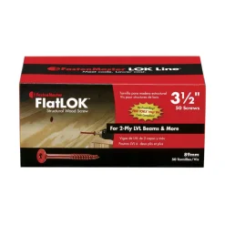 FastenMaster FlatLok No. 14 X 3-1/2 in. L Torx Ttap Epoxy Coarse Wood Screws 50 pk