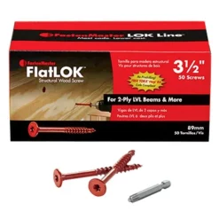 FastenMaster FlatLok No. 14 X 3-1/2 in. L Torx Ttap Epoxy Coarse Wood Screws 50 pk