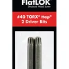 FastenMaster FlatLOK Steel Torx Ttap 1/4 Dia. in. Shank Driver Bit #40 x 2 L in.