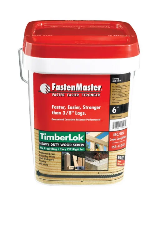 FastenMaster TimberLOK No. 10 X 6 in. L Hex Epoxy Coarse Wood Screws 250 pk