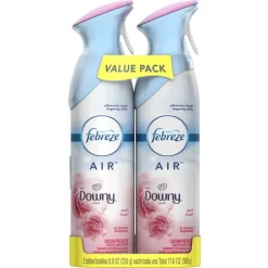 Febreze Air Downy April Fresh Scent Aerosol Can Air Freshener 17.6 oz. (Pack of 6)