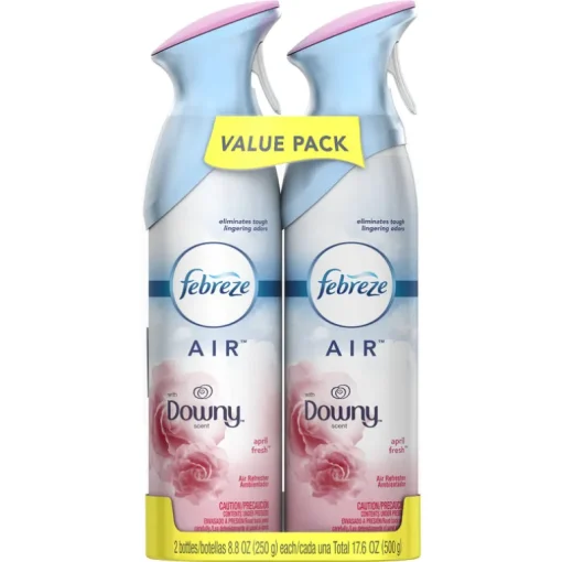 Febreze Air Downy April Fresh Scent Aerosol Can Air Freshener 17.6 oz. (Pack of 6)