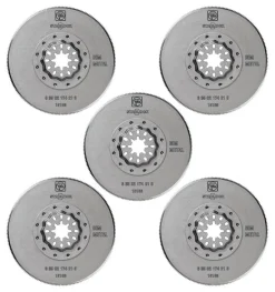Fein Starlock 3-3/8 in. X 3-3/8 in. L Bi-Metal Saw Blades 5 pk