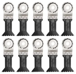 Fein StarlockPlus 1-3/4 in. X 2 in. L Bi-Metal Saw Blade Set 10 pk
