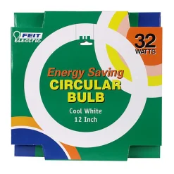 Feit 32 W T9 12 in. D Circline Fluorescent Bulb Cool White Circular 4100 K 1 pk